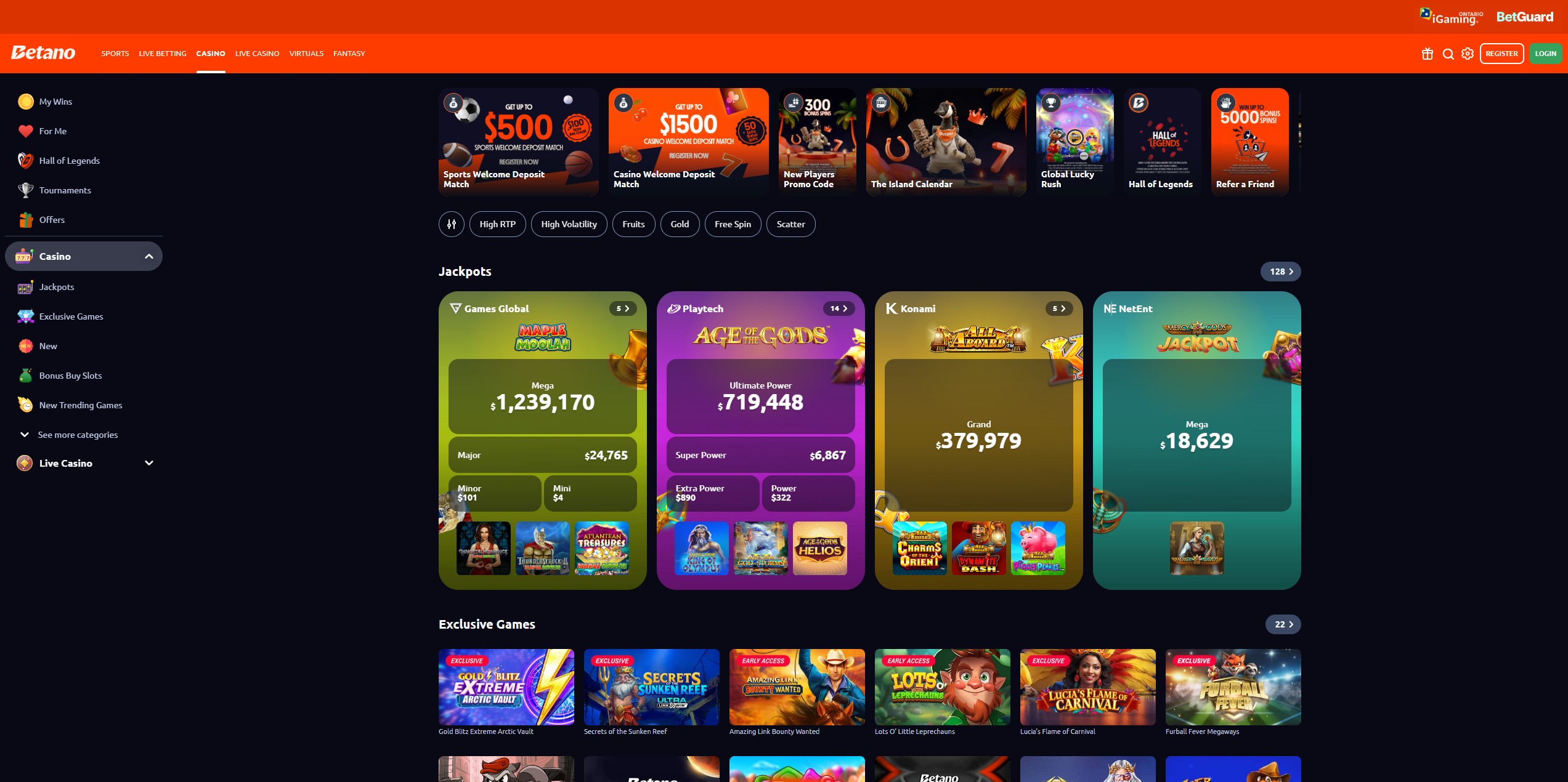 Betano Casino screenshot 2