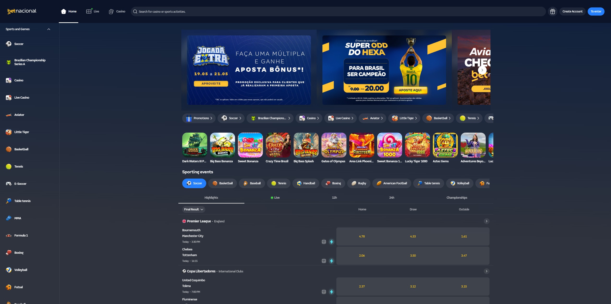 Betnacional Casino screenshot 1