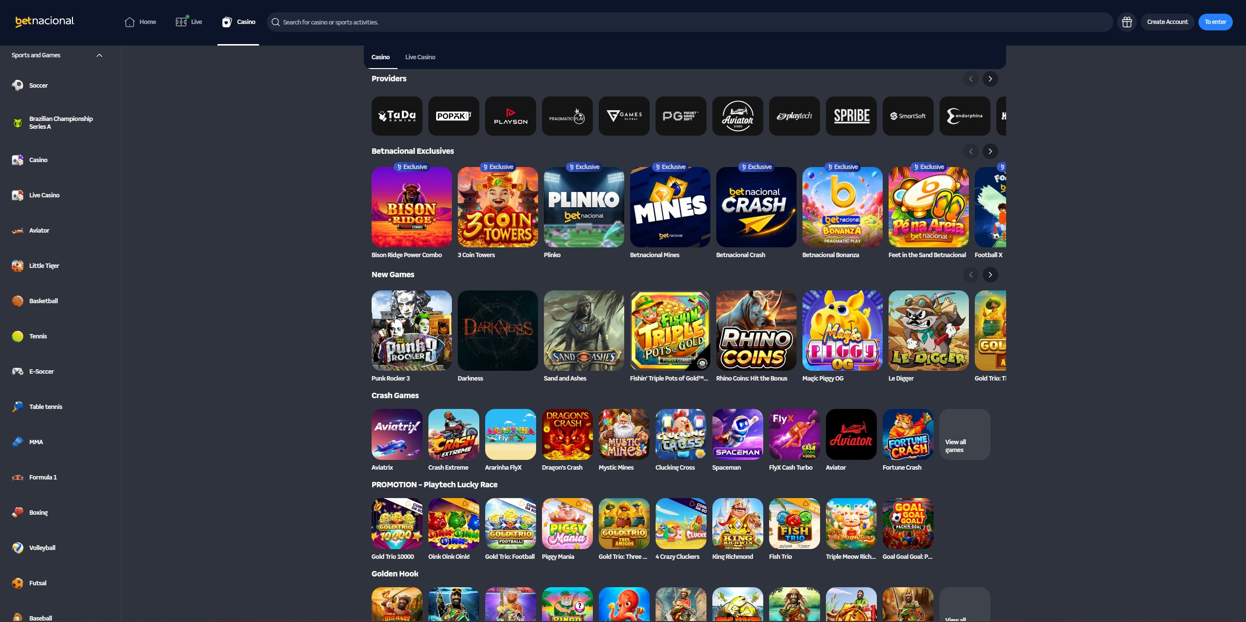 Betnacional Casino screenshot 5