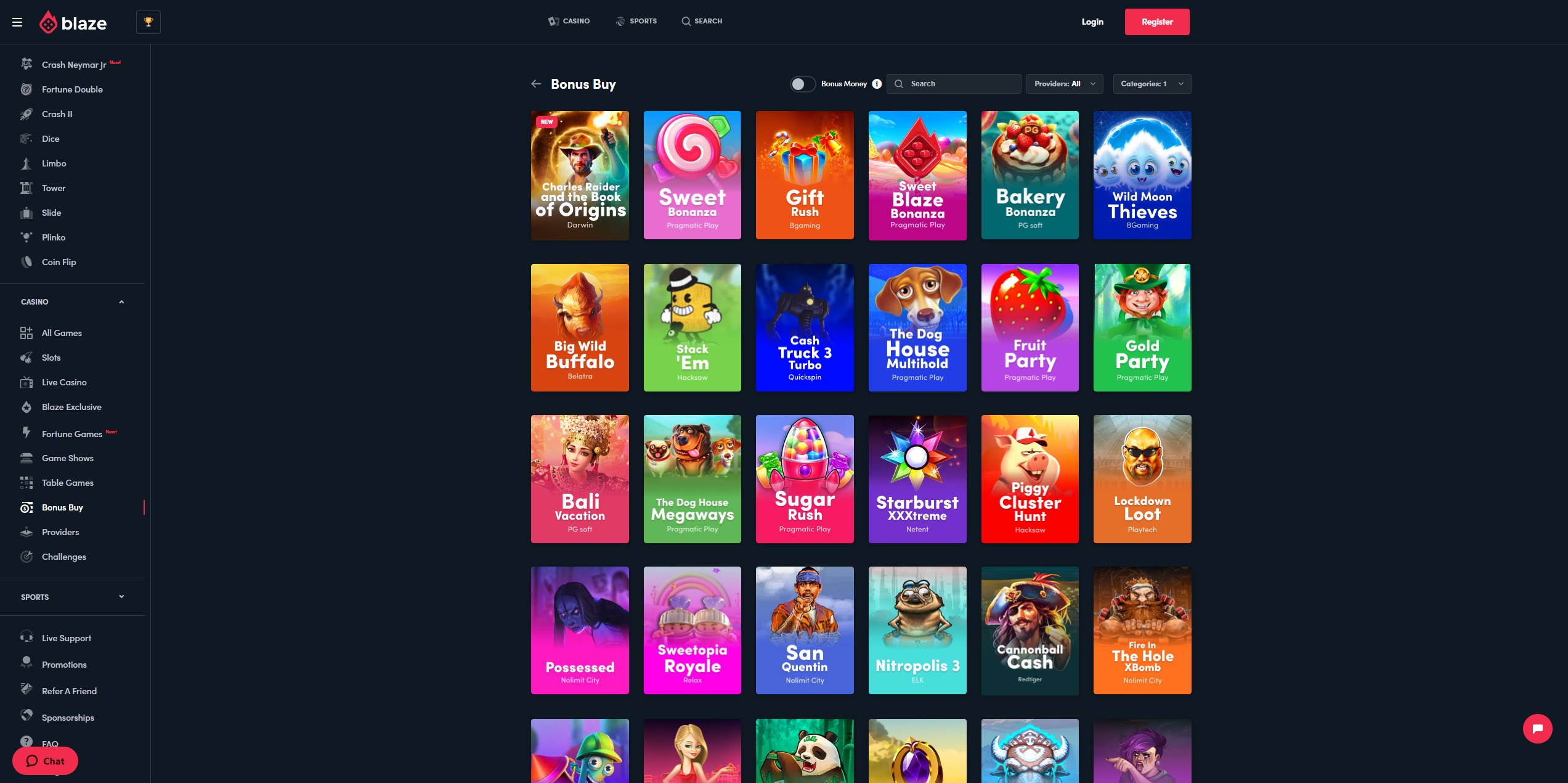 Blaze Casino screenshot 5