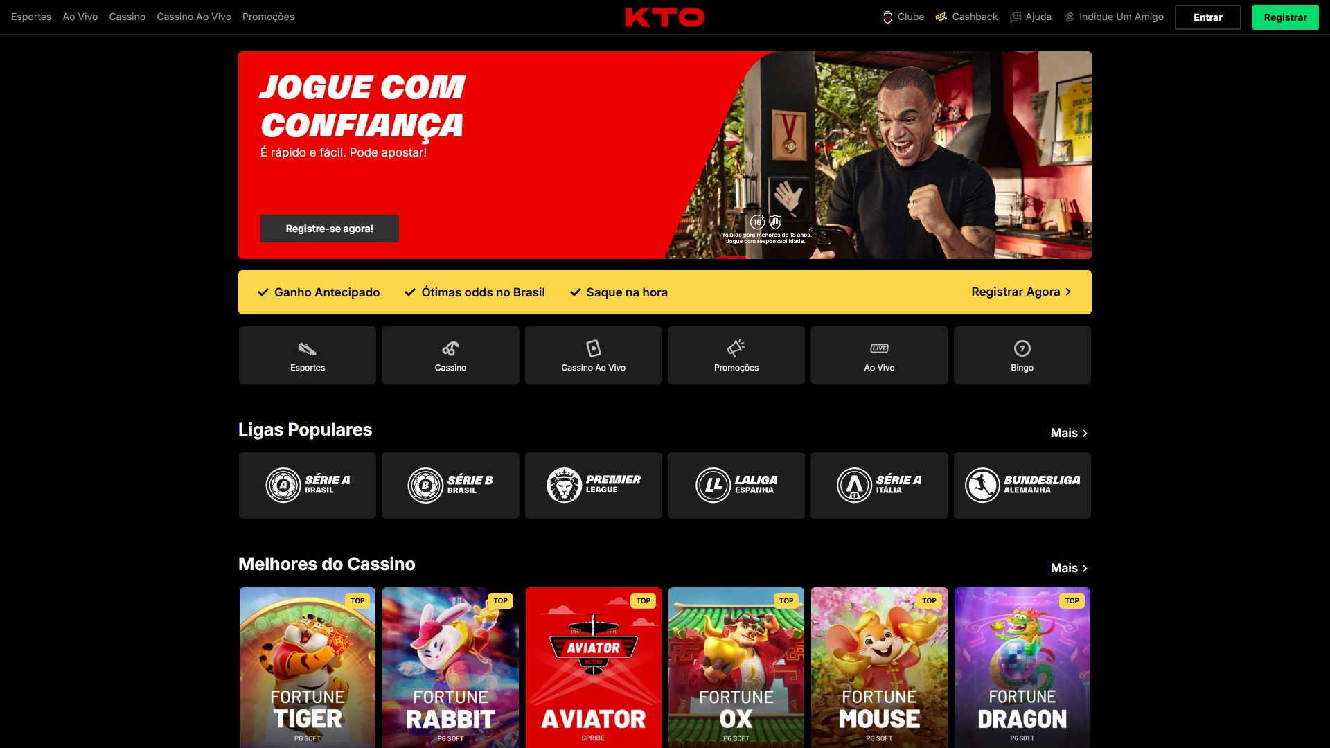 KTO Casino screenshot 1
