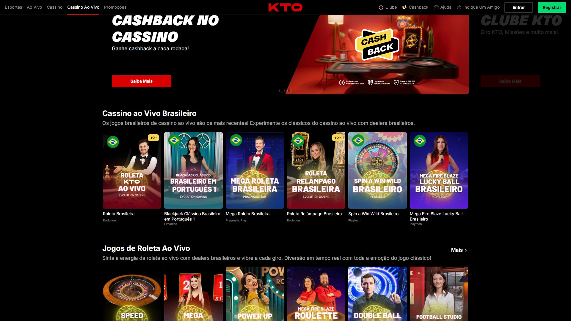 KTO Casino screenshot 3