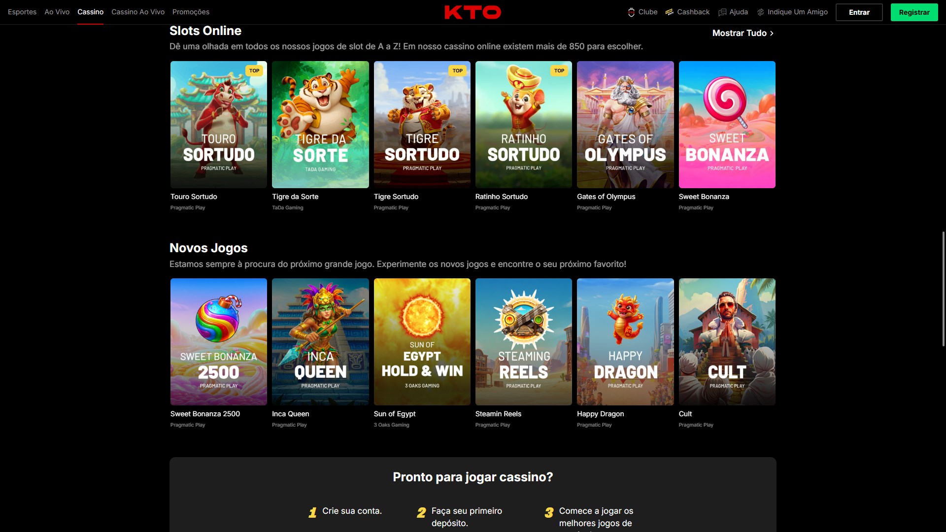 KTO Casino screenshot 4