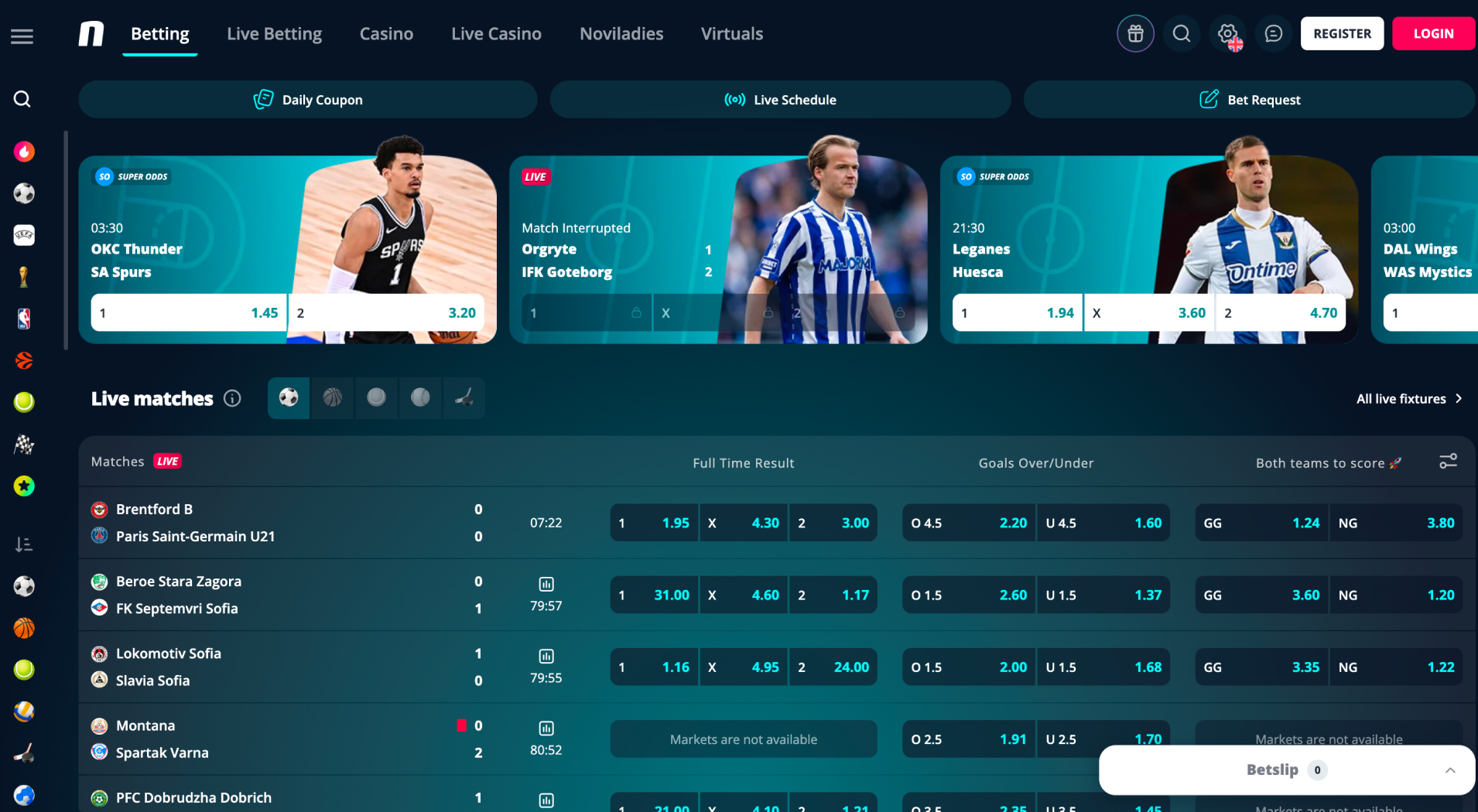 Novibet Casino screenshot 4