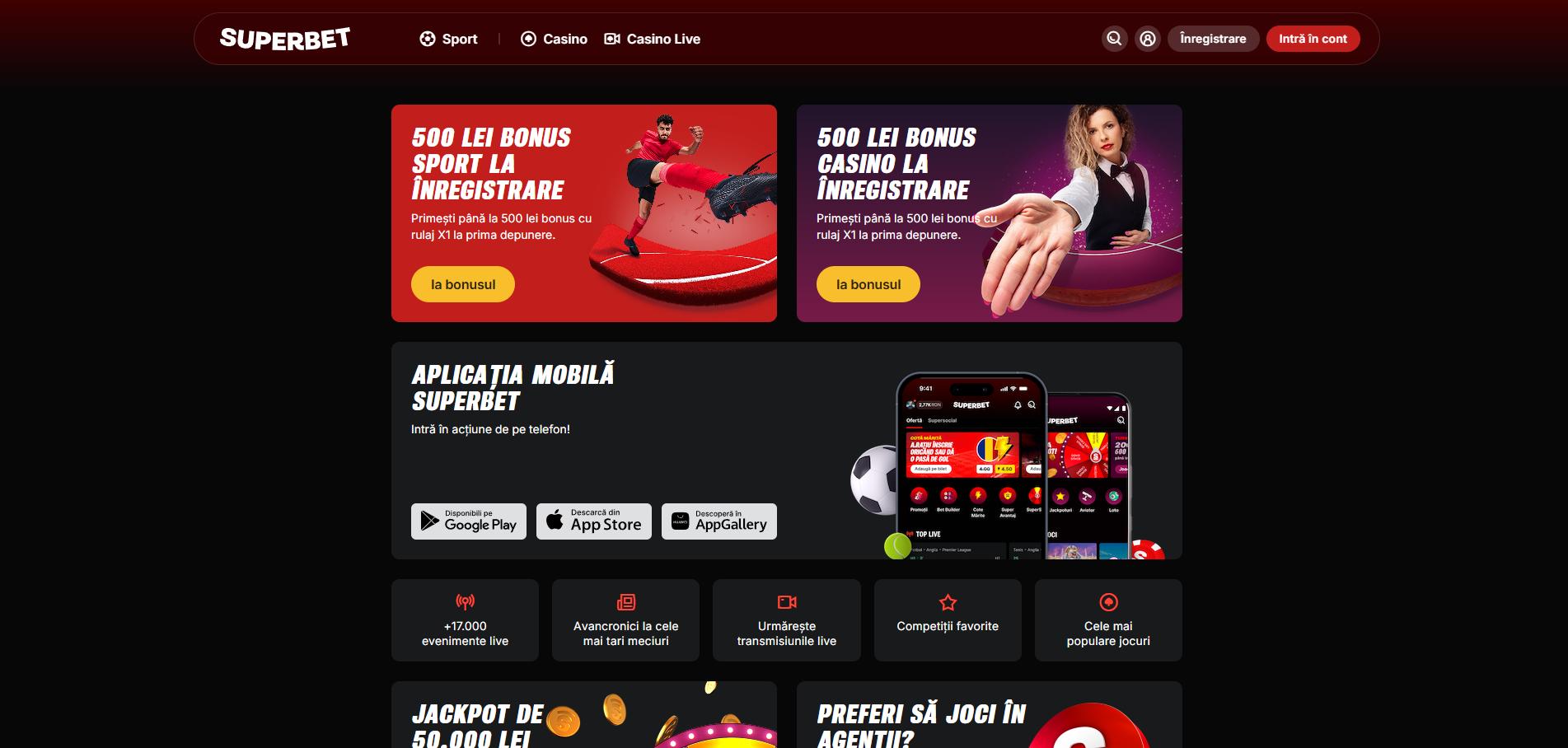 Superbet Casino screenshot 1