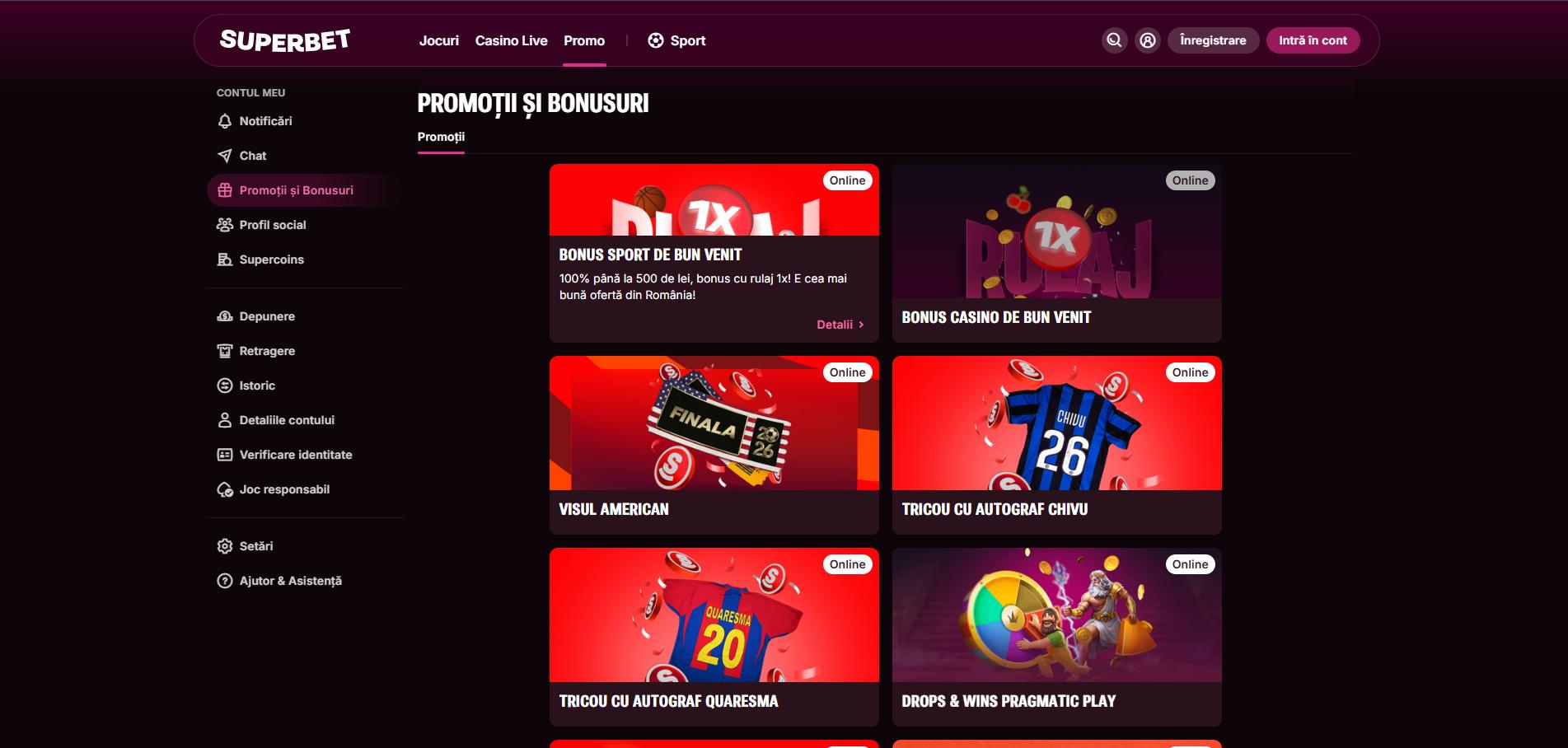 Superbet Casino screenshot 3