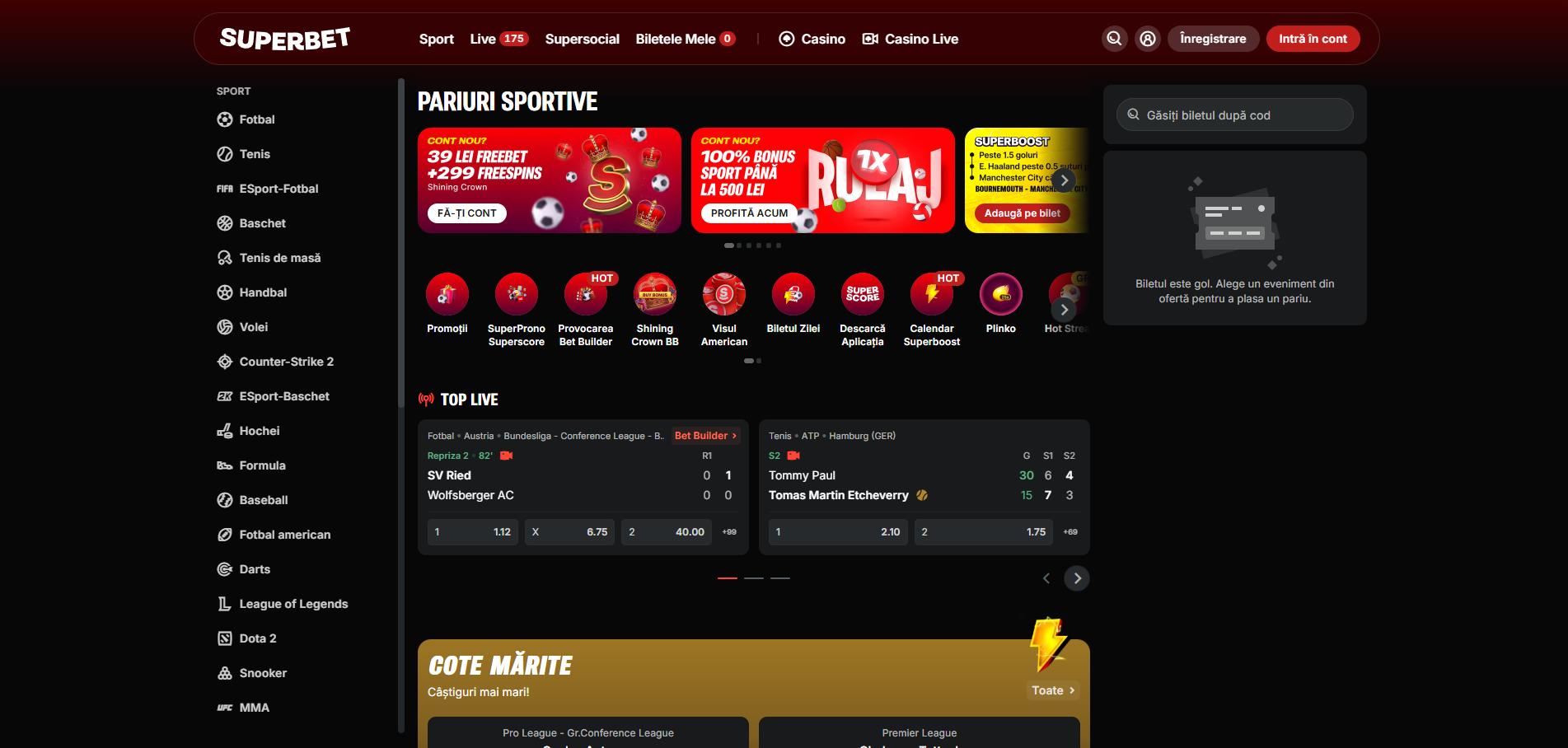 Superbet Casino screenshot 4