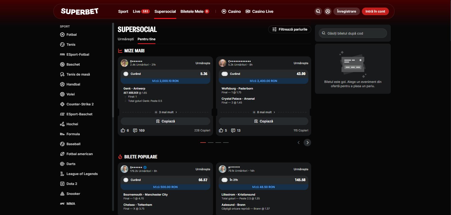 Superbet Casino screenshot 5