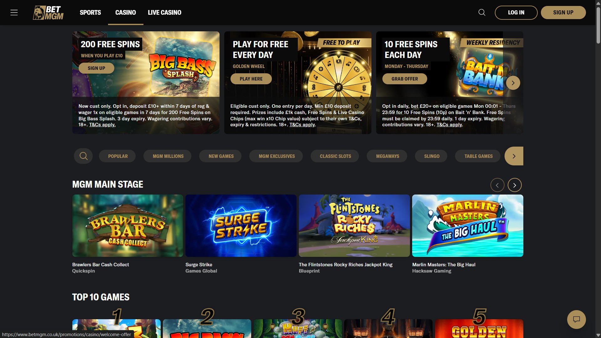 7. BetMGM Casino- Grande Marca Brasil